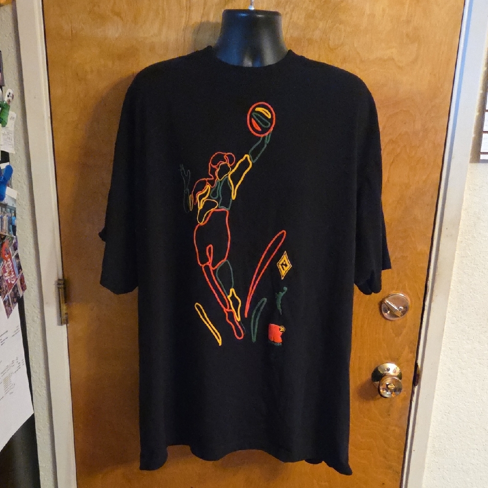 LA Sparks‎ Round21 Juneteenth Black T-Shirt Size 3XL